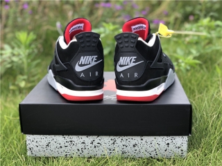 Authentic Air Jordan 4 “Bred” 2018