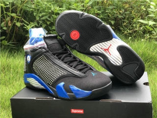 Authentic Supreme x Air Jordan 14 Blue