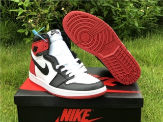Authentic Air Jordan 1 Black Toe Stain