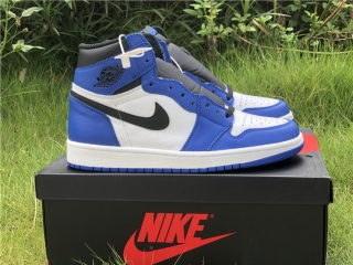 Authentic Air Jordan 1- Blue White