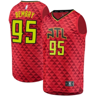 Atlanta Hawks DeAndre Bembry Fanatics Branded Fast Break Replica Jersey-Statement Edition