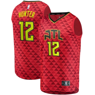 Atlanta Hawks De'Andre Hunter Fanatics Branded Fast Break Replica Jersey-Statement Edition