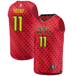 Trae Young Atlanta Hawks Fanatics Branded Fast Break Replica Player Jersey-Statement Edition