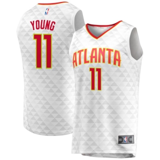 Atlanta Hawks Trae Young Fanatics Branded Fast Break Replica Jersey-Association Edition