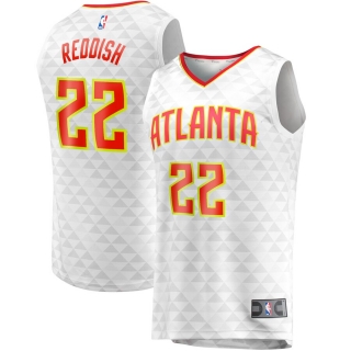 Atlanta Hawks Cam Reddish Fanatics Branded Fast Break Replica Jersey-Association Edition