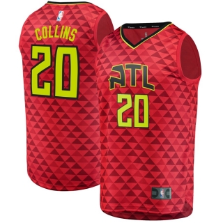 Atlanta Hawks John Collins Fanatics Branded Red Fast Break Replica Jersey - Statement Edition