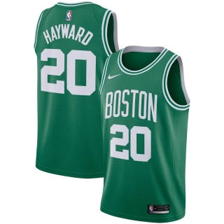 Men's Boston Celtics Gordon Hayward Nike Green Swingman Jersey Icon Edition