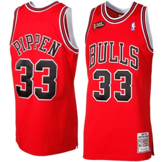 Mitchell & Ness Scottie Pippen Chicago Bulls 1997-1998 Throwback Authentic Jersey - Red