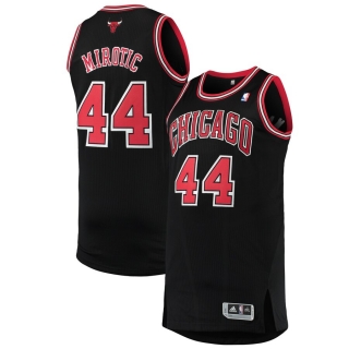 Men's Chicago Bulls Nikola Mirotic adidas Black Finished Authentic Jersey