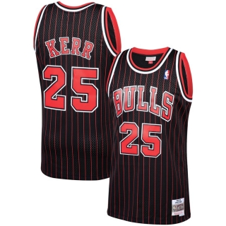 Men's Chicago Bulls Steve Kerr Mitchell & Ness 1995-96 Hardwood Classics Swingman Player Jersey