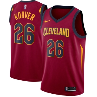 Men's Cleveland Cavaliers Kyle Korver Nike Maroon Swingman Jersey - Icon Edition