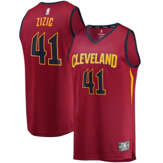 Men's Cleveland Cavaliers Ante Zizic Fanatics Branded Wine - Icon Edition