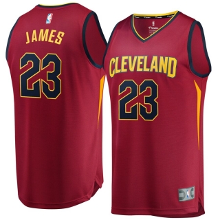 Men's Cleveland Cavaliers LeBron James Fanatics Branded Maroon - Icon Edition