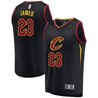 Cleveland Cavaliers LeBron James Fanatics Branded Fast Break Replica Jersey - Statement Edition