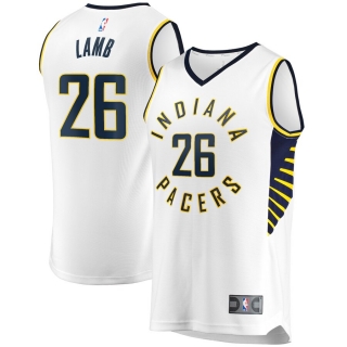 Men's Indiana Pacers Jeremy Lamb Fast Break Replica Jersey - Association Edition