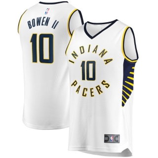 Men's Indiana Pacers Brian Bowen II White Fast Break Replica Jersey - Association Edition