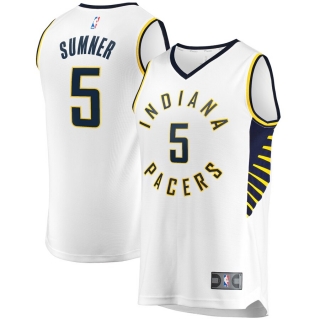 Men's Indiana Pacers Edmond Sumner Fast Break Player Replica Jersey - Association Edition
