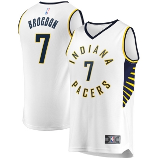 Men's Indiana Pacers Malcolm Brogdon Fast Break Replica Jersey - Association Edition