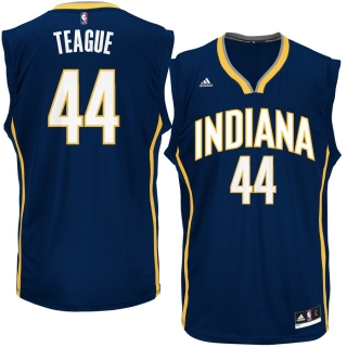 Men's Indiana Pacers Jeff Teague adidas Navy Road Replica Jersey