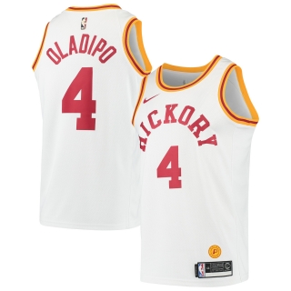 Men's Indiana Pacers Victor Oladipo Nike White Hardwood Classics Swingman Jersey