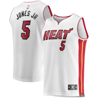 Men's Miami Heat Derrick Jones Jr Fast Break Replica Player Jersey - Association Edition