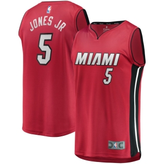 Men's Miami Heat Derrick Jones Jr Fast Break Replica Player Jersey - Statement Edition