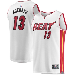 Men's Miami Heat Bam Adebayo Fast Break Replica Jersey - Association Edition