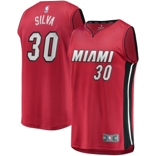 Men's Miami Heat Chris Silva Fast Break Replica Player Jersey - Statement Edition