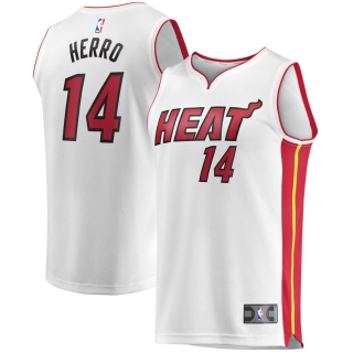 Men's Miami Heat Tyler Herro White Fast Break Replica Jersey - Association Edition