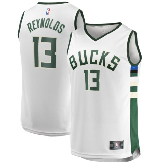 Men's Milwaukee Bucks Cameron Reynolds Fast Break Replica Player Jersey - Association Edition