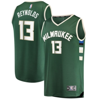 Men's Milwaukee Bucks Cameron Reynolds Fast Break Replica Player Jersey - Icon Edition