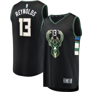 Men's Milwaukee Bucks Cameron Reynolds Fast Break Replica Player Jersey - Statement Edition