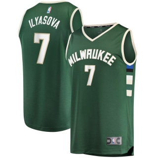 Men's Milwaukee Bucks Ersan Ilyasova Fast Break Replica Player Jersey - Icon Edition