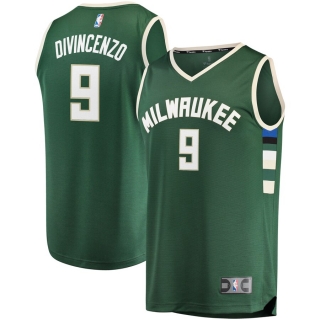 Men's Milwaukee Bucks Donte DiVincenzo Fast Break Replica Jersey - Icon Edition