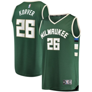 Men's Milwaukee Bucks Kyle Korver Fast Break Replica Jersey - Icon Edition