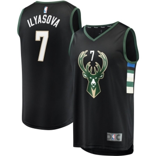 Men's Milwaukee Bucks Ersan Ilyasova Fast Break Replica Player Jersey - Statement Edition