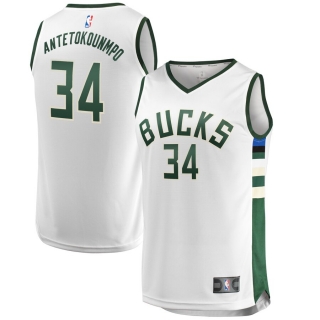 Milwaukee Bucks Giannis Antetokounmpo Jersey - Association Edition