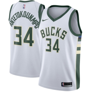 Milwaukee Bucks Giannis Antetokounmpo Swingman Jersey - Association Edition