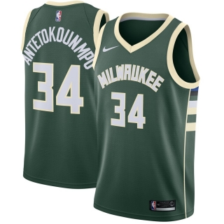 Milwaukee Bucks Giannis Antetokounmpo Swingman Jersey - Icon Edition