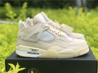 Authentic OFF-WHITE x Air Jordan 4 ( Women Sizes )