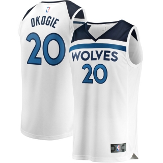 Men's Minnesota Timberwolves Josh Okogie Fast Break Replica Player Jersey - Statement Edition