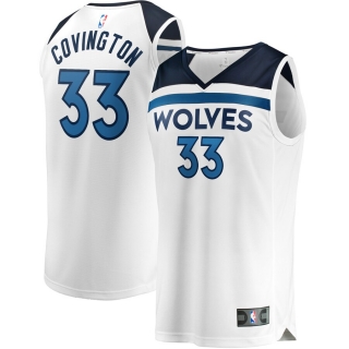 Men's Minnesota Timberwolves Robert Covington Fast Break Replica Player Jersey - Statement Edition