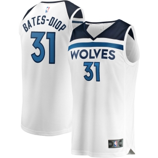 Men's Minnesota Timberwolves Keita Bates-Diop Fast Break Replica Player Jersey - Statement Edition
