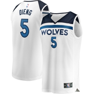 Men's Minnesota Timberwolves Gorgui Dieng  Fast Break Replica Player Jersey - Statement Edition