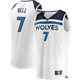 Men's Minnesota Timberwolves Jordan Bell  Replica Player Jersey - Association Edition