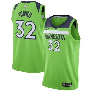 Men's Minnesota Timberwolves Karl-Anthony Towns Swingman Jersey Statement Edition