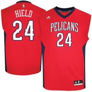Men's New Orleans Pelicans Buddy Hield adidas Red Replica Jersey