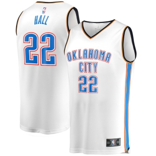 Men's Oklahoma City Thunder Devon Hall Fanatics Branded Fast Break Player Jersey - Association Edition