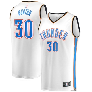 Men's Oklahoma City Thunder Deonte Burton Jersey - Association Edition