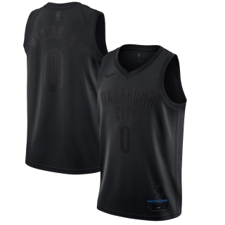 Men's Oklahoma City Thunder Russell Westbrook Nike Black MVP Swingman Jersey